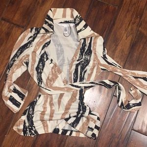 DVF Vintage Jill Wrap Top 4